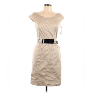 White House black market dress with black belt size 6